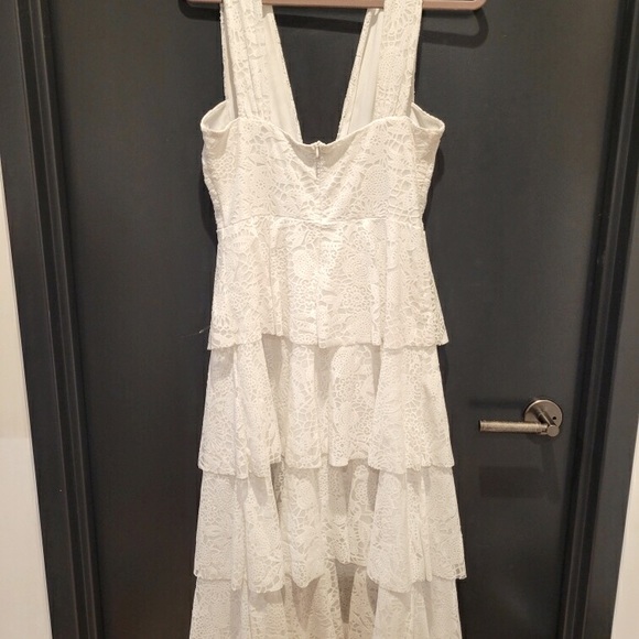 Dainty Hooligan Multi Tiered Sleeveless White Dress - Picture 2 of 4
